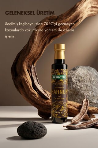 Aksuvital Keçiboynuzu Harnup Özü 680g