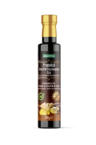 Aksuvital Propolis Zencefil Keçiboynuzu Özü 350g