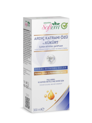 Softem Ardıç Katranı Özü ve Kükürt Bitkisel Şampuan 300ml