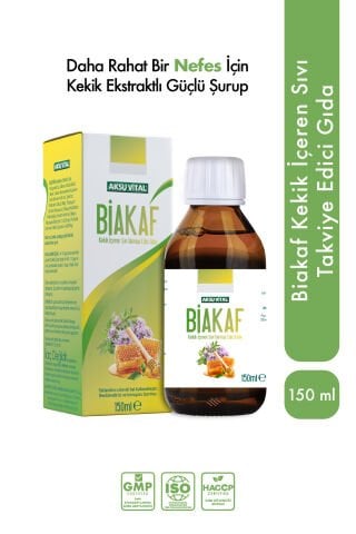 Aksuvital Biakaf Kekik İçeren Sıvı Takviye Edici Gıda Şurup 150ml