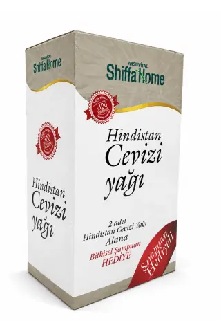 Shiffa Home Hindistan Cevizi Yağı 170ml 2 Adet + Hediye Şampuan