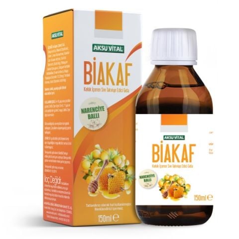 Biakaf Narenciye Ballı Kekik İçeren Sıvı Takviye Edici Gıda 150 ml