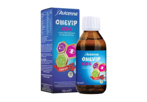 Avicenna Omevip Kids Omega 3 Şurup 150 Ml