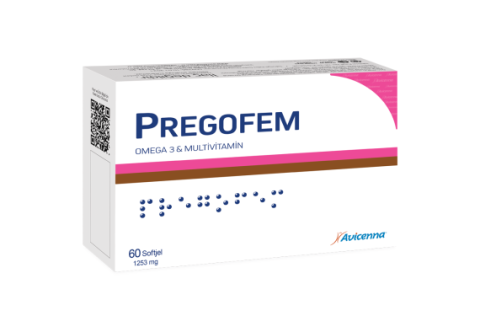 Avicenna Pregofem Omega 3 & Multivitamin İçeren Takviye Edici Gıda
