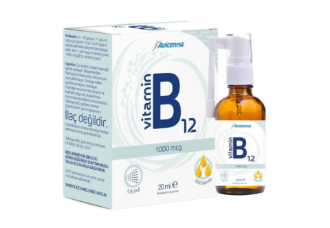 Avicenna Vitamin B12 Sprey 1000mcg  20ml