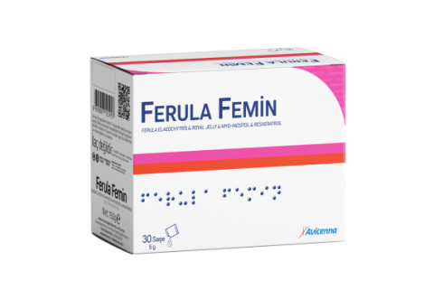 Avicenna Ferula Femin Çakşırotu Ekstresi & Arı Sütü & Miyoinositol & Resveratrol İçeren Takviye Edici Gıda