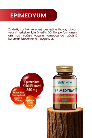 SHİFFA HOME EPİMEDİUM 60 KAPSÜL