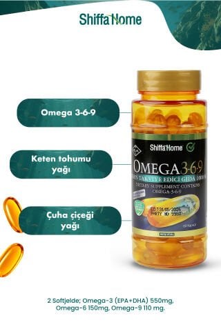 Shiffa Home Omega 3-6-9 1000mg 60 Softjel