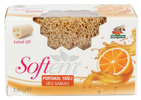 Softem Portakal Yağlı Lifli Sabun 130g