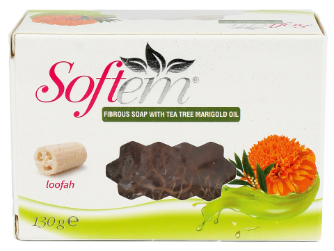 Softem Çay Ağacı Aynı Safa Yağlı Lifli Sabun 130g