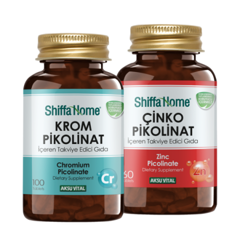 KROM PİKOLİNAT 100 TABLET ve SHF ÇİNKO PİKOLİNAT 60 TABLET