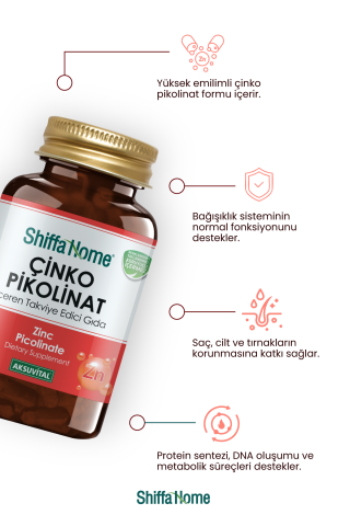 Shiffa Home Çinko Pikolinat 60 Tablet
