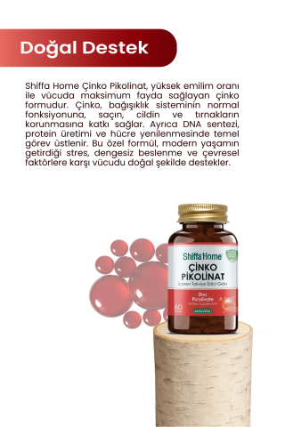 Shiffa Home Çinko Pikolinat 60 Tablet