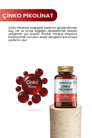 Shiffa Home Çinko Pikolinat 60 Tablet