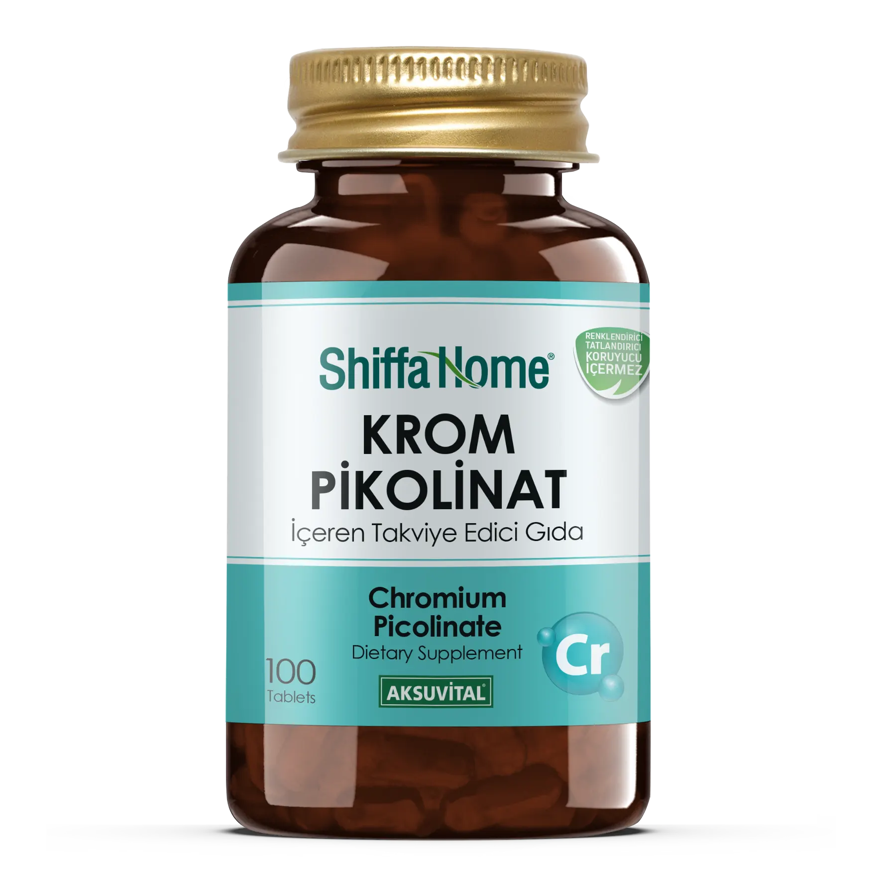 KROM PİKOLİNAT 100 TABLET Shiffa Home AKSUVİTAL