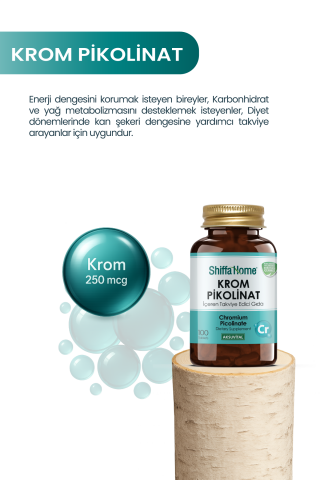KROM PİKOLİNAT 100 TABLET