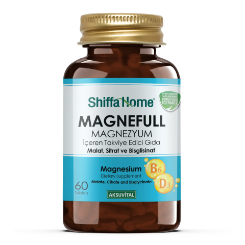 MAGNEFULL 60 TABLET - Magnezyum Sitrat, Bisglisinat ve  Malat