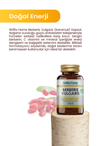 Shiffa Home Berberis Vulgaris Karamuk Kadın Tuzluğu 60 Kapsül