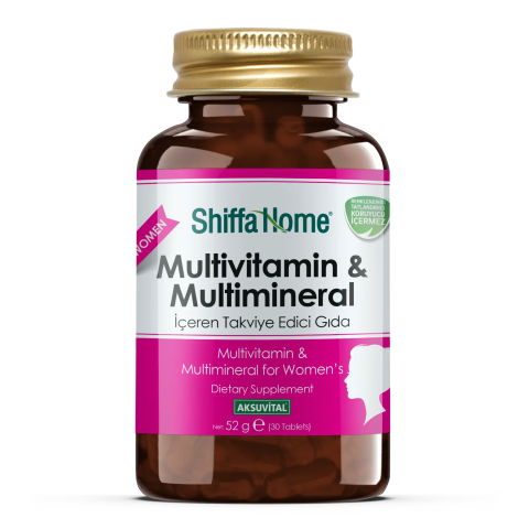 MULTİVİTAMİN & MULTİMİNERAL - KADIN - 1760 MG X 30  TABLET