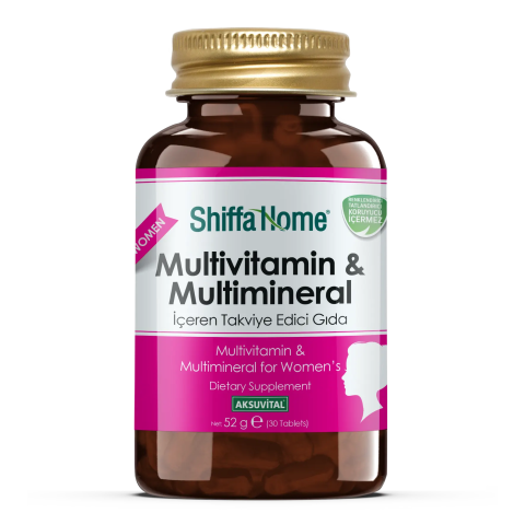 MULTİVİTAMİN & MULTİMİNERAL - KADIN - 1760 MG X 30  TABLET
