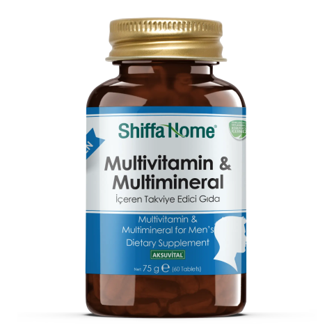 MULTİVİTAMİN & MULTİMİNERAL  - ERKEK  - 1260 mg x 60  TABLET