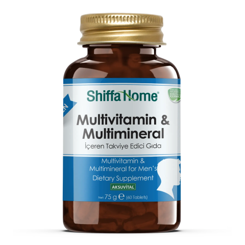 Shiffa Home Multivitamin & Multimineral - Erkek 1260mg x 60 Tablet