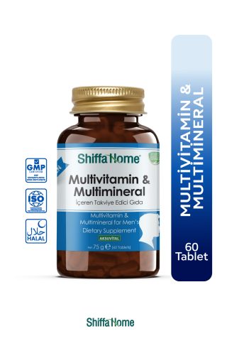 MULTİVİTAMİN & MULTİMİNERAL  - ERKEK  - 1260 mg x 60  TABLET