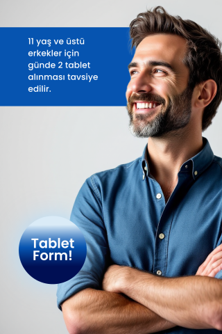 MULTİVİTAMİN & MULTİMİNERAL  - ERKEK  - 1260 mg x 60  TABLET