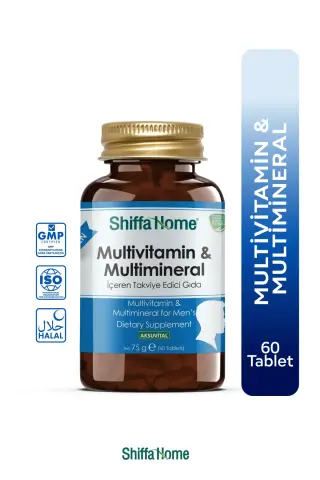 Shiffa Home Multivitamin & Multimineral - Erkek 1260mg x 60 Tablet