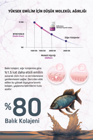 Kolajen, Glutatyon & Hyaluronik Asit & C Vitamini İçeren Takviye Edici Gıda