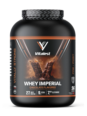 Vitalest Whey Imperial Çikolata Aromalı Protein Tozu 2128g 56 Servis