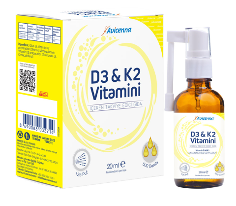 Avicenna D3 & K2 Vitamini Sprey 20 ml