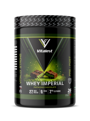 Vitalest Whey Imperial Fıstıklı Çikolata Aromalı Protein Tozu 988gr 26 Servis