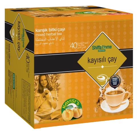 Slim Kayısılı Çay 40 Adet - Sinamekisiz