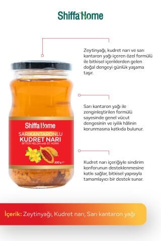Shiffa Home Sarı Kantaronlu Kudret Narı 300ml