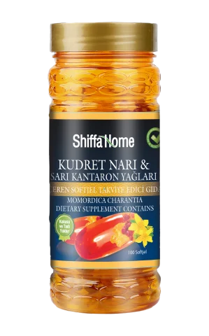 Shiffa Home Sarı Kantaronlu Kudret Narı 100 Softgel