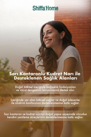 Shiffa Home Sarı Kantaronlu Kudret Narı 100 Softgel