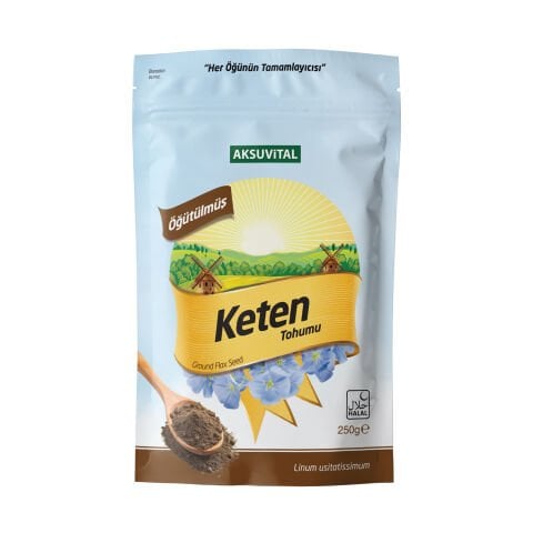 ÖĞÜTÜLMÜŞ KETEN TOHUMU 250 GR DOYPACK