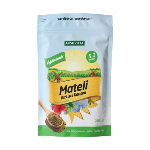 ÖĞÜTÜLMÜŞ MATELİ BİTKİSEL KARIŞIM 250 GR DOYPACK