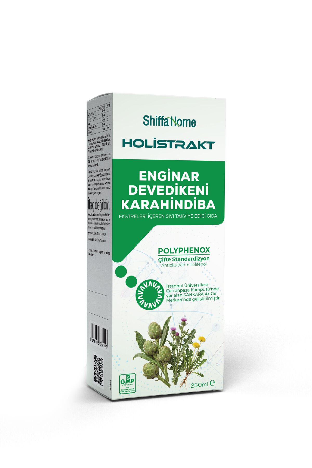 HOLİSTRAKT - Enginar, Devedikeni ve Karahindiba İçeren Sıvı Ekstrat 250 ML