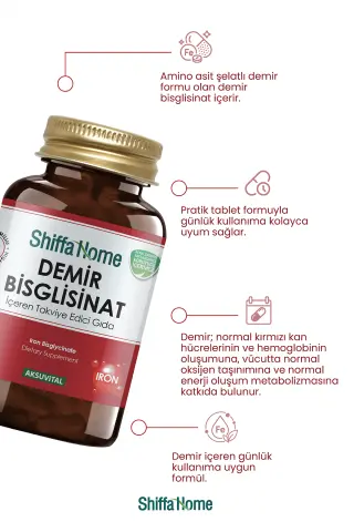 DEMİR BİSGLİSİNAT 60 TABLET