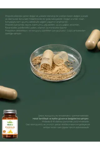 Natural Hekimce Propolis 60 Tablet