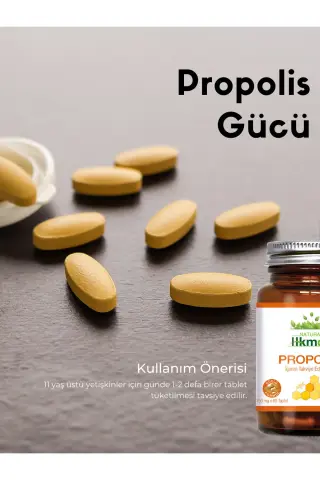 Natural Hekimce Propolis 60 Tablet