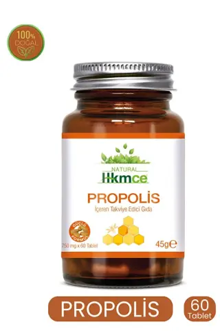 Natural Hekimce Propolis 60 Tablet