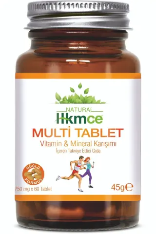 Natural Hekimce Multivitamin ve Mineral 60 Tablet | Multi Tablet