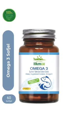 Natural Hekimce Omega 3 Balık Yağı 1000 mg 60 Softjel | EPA ve DHA