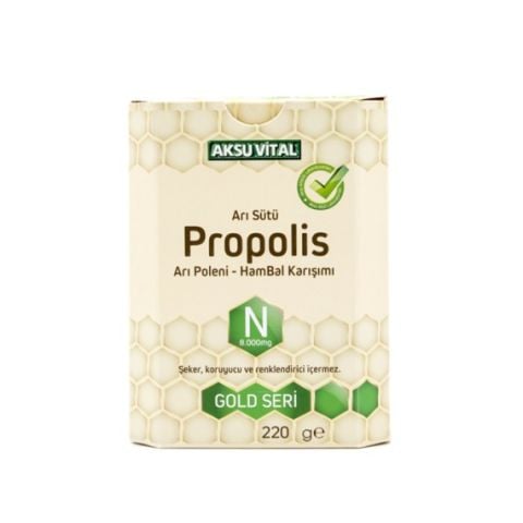 Aksuvital Propolisli Arı Sütü Bal Polen Karışımı (N) 8.000mg
