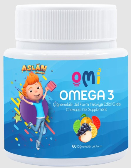 Aksuvital - OMİ OMEGA-3 60 ÇİĞNENEBİLİR JEL FORM