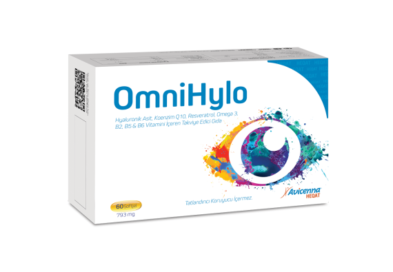 AVİCENNA - Avicenna OmniHylo Hyaluronik Asit, Koenzim Q10, Resveratrol, Omega 3, B2, B5 & B6 Vitamini İçeren TEG