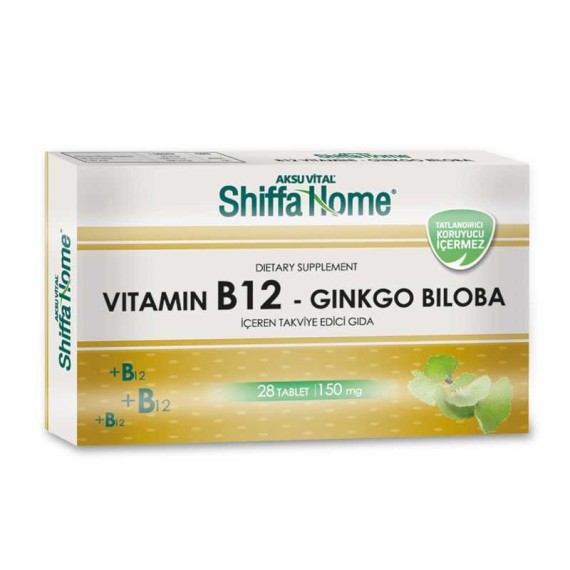 Shiffa Home - Vitamin B12-Gingko Biloba Tablet